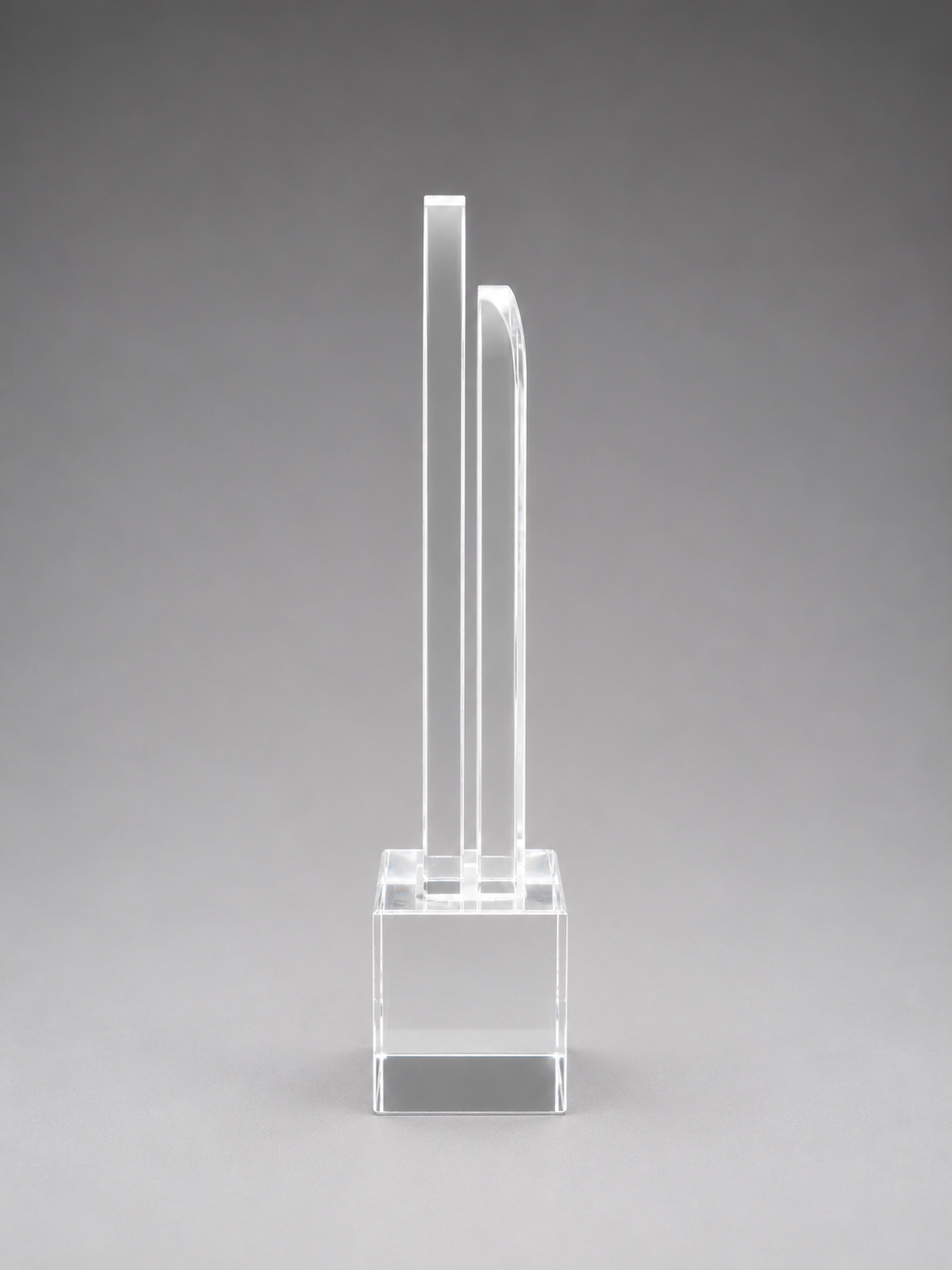 Side view of Crystal Tower Excellence Award