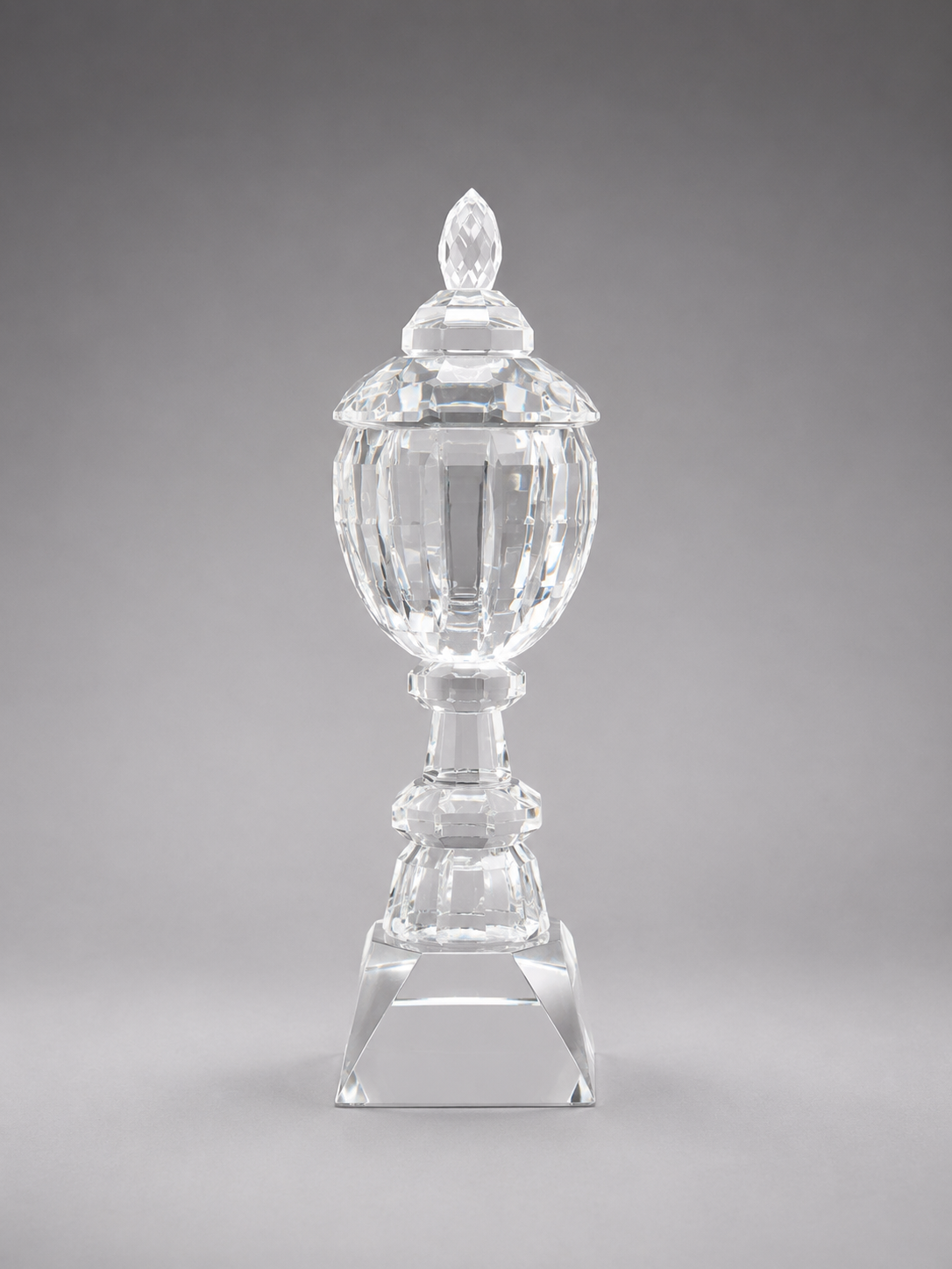 Side view of Crystal King's Cup.